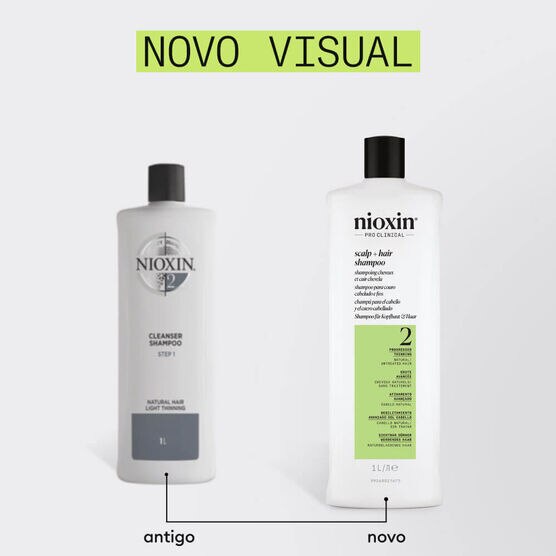 Shampoo para Cabelos Naturais Sistema 2 Nioxin